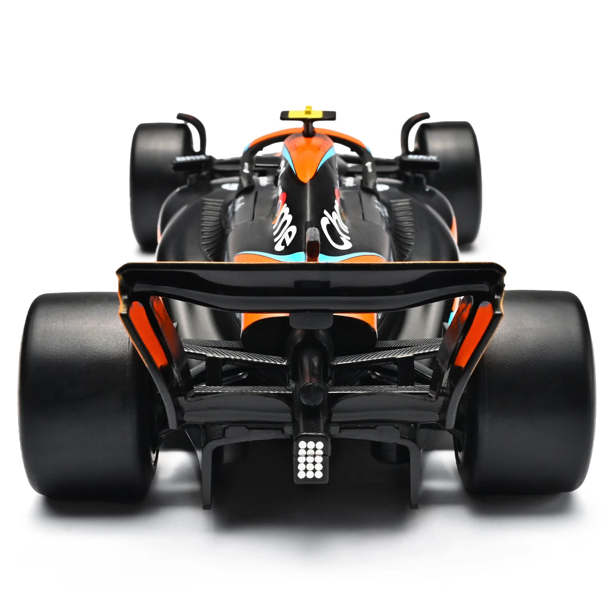 1:24 Scale McLaren MCL60 Diecast Alloy Model, 2023 Australian GP #4 Racing Car with Steering Wheels Base Collectible Display Gift