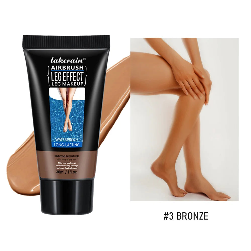Sun Kissed Fake Tan Body Foundation Cream Waterproof Long Lasting Tanning Lotion Even Skin Tone Leg Makeup Moisturizing Body Bronzer Cosmetic