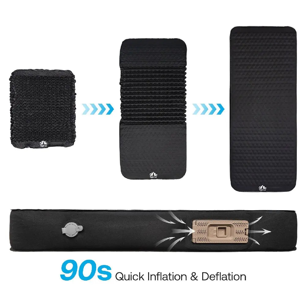 Night Cat Inflatable Sleeping Pad With Built In Electric Pump