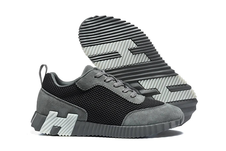 New Hot Spring Summer Outdoor Fashion Casual Patchwork Low-Top Sports Shoes Men Round Toe Lace-Up Thick Bottom Non-Slip Shoes