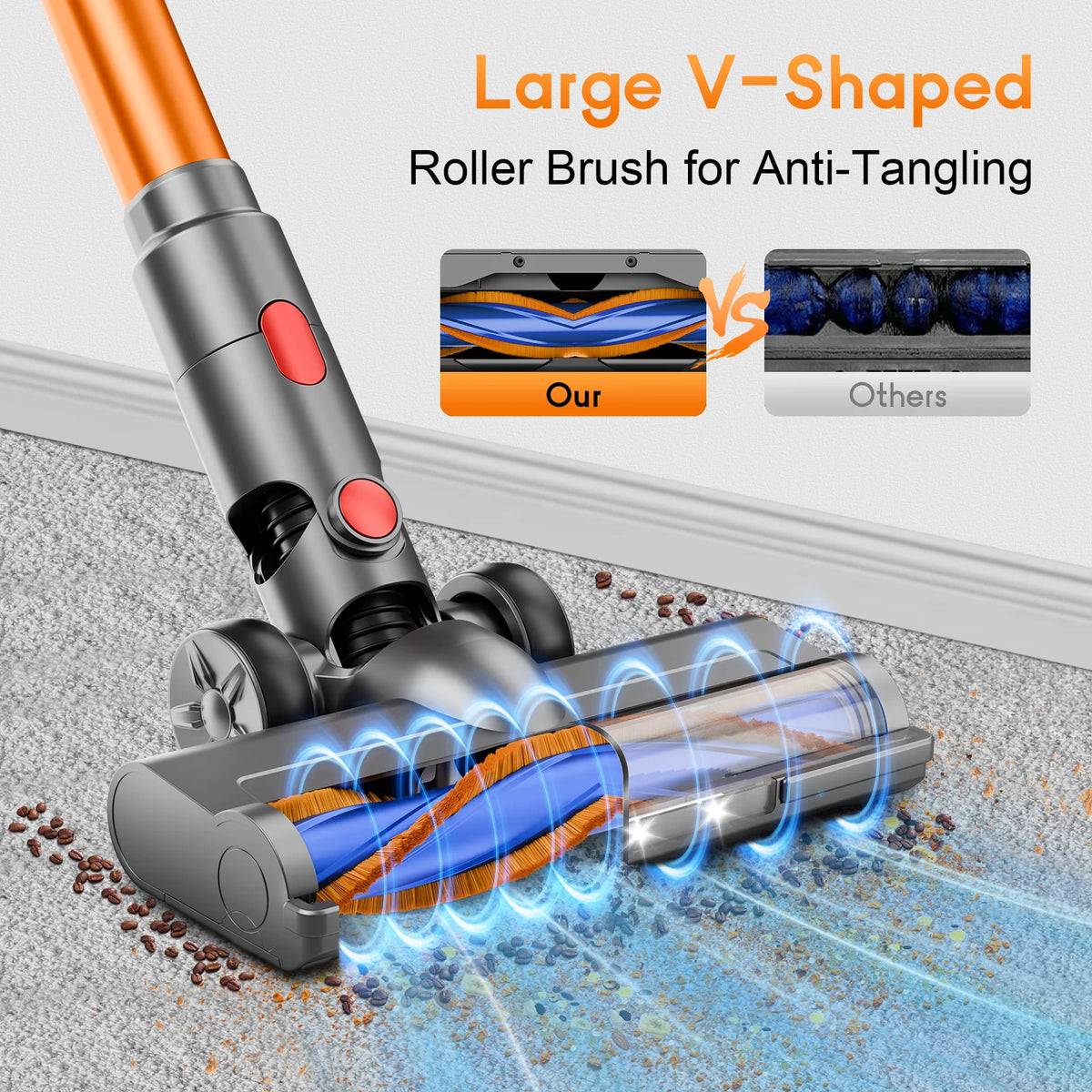 Honki Cordless Wet And Dry Vacuum Cleaner With LED Display