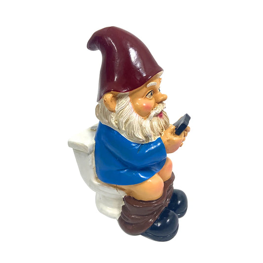 Cartoon Dwarf Resin Figurine Sculpture For Outdoor Garden Decor