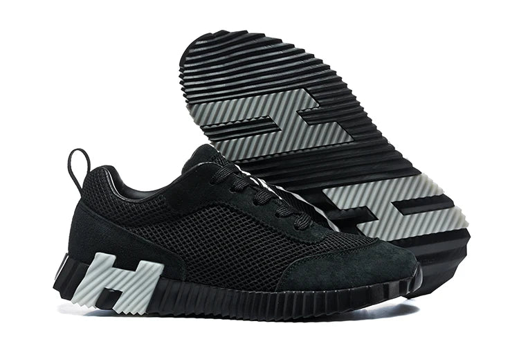 New Hot Spring Summer Outdoor Fashion Casual Patchwork Low-Top Sports Shoes Men Round Toe Lace-Up Thick Bottom Non-Slip Shoes
