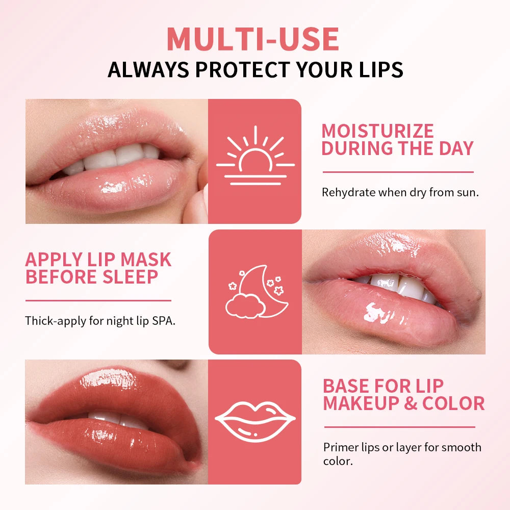 Moisturizing Plumping Lip Oil Remove Sloughed Off Lip Skin Long Lasting Glass Shiny Finish Lip Care Gloss Nourishing Lips Beauty Makeup