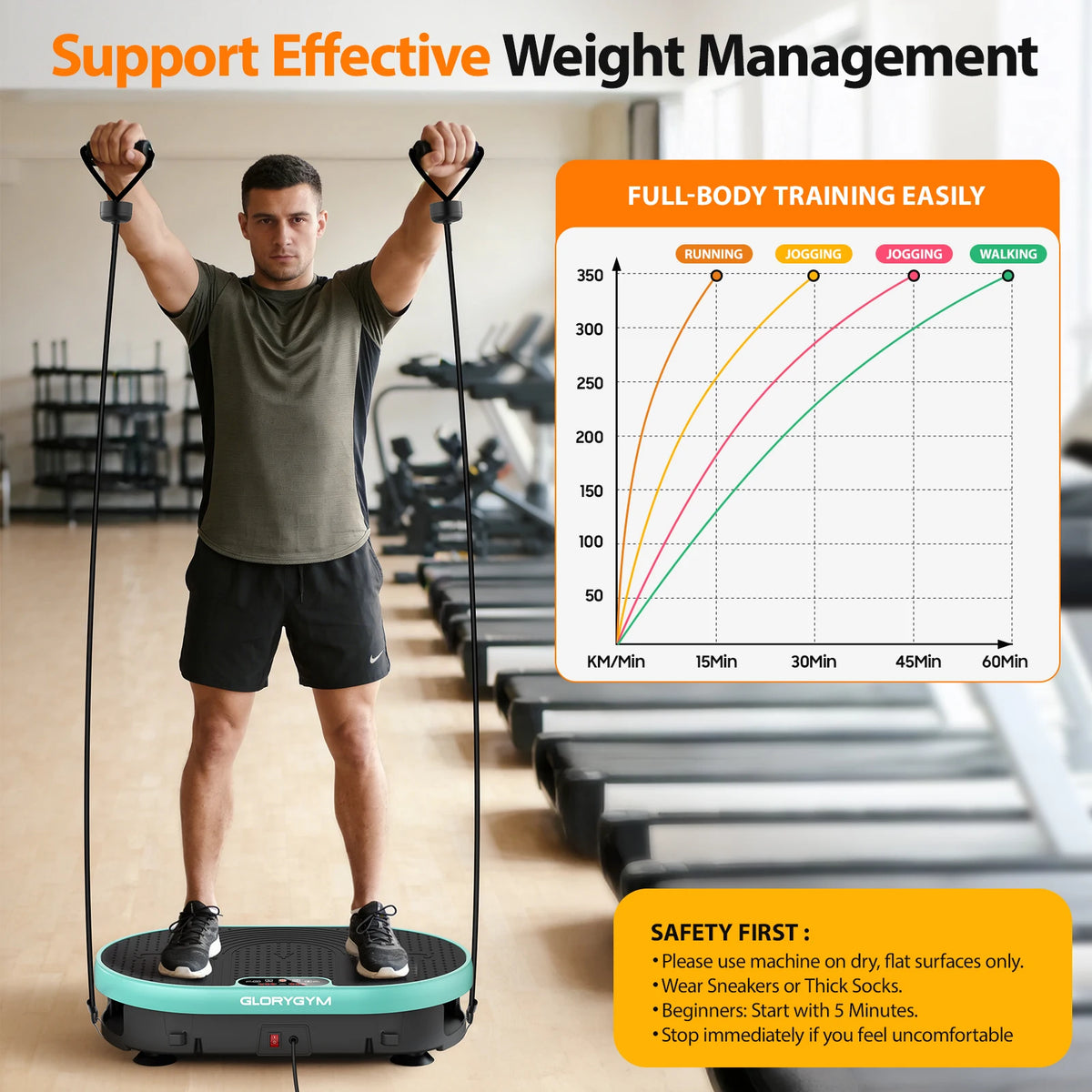 LED Display Vibration Plate Exercise Machine Whole Body Workout Power Vibrate Platform for Lymphatic Drainage Fitness Equipment