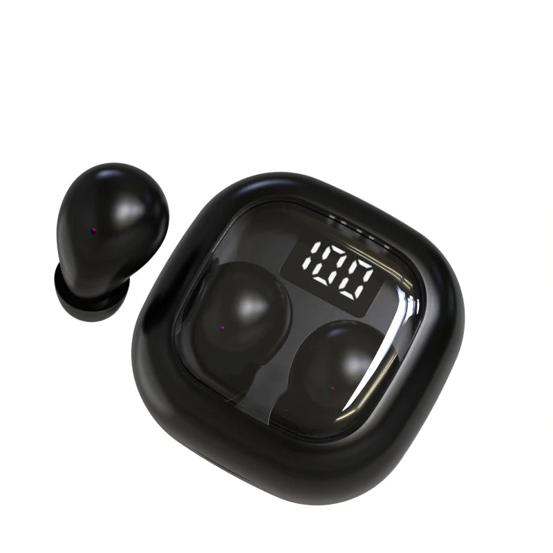 SK Small Earbuds Wireless Bluetooth Headset, Headphones Sport, Sleep, Work, In Class Invisible Wear, Bass Sound Quality Earphone 2024