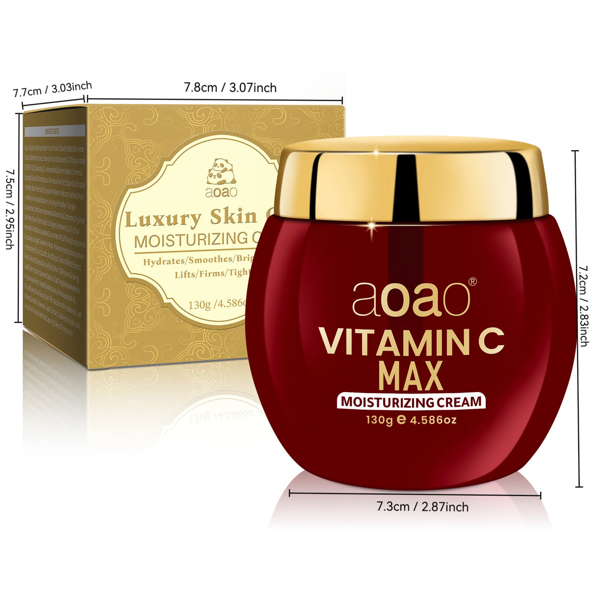 Aoao Vitamin C Brightening And Hydrating Face Cream Daily Moisturizer