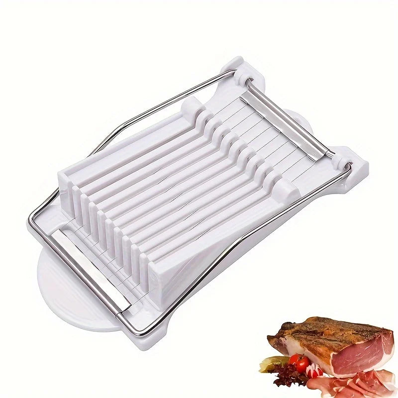 Manual Luncheon Meat Slicer For Ham Fruit And Egg Cutting