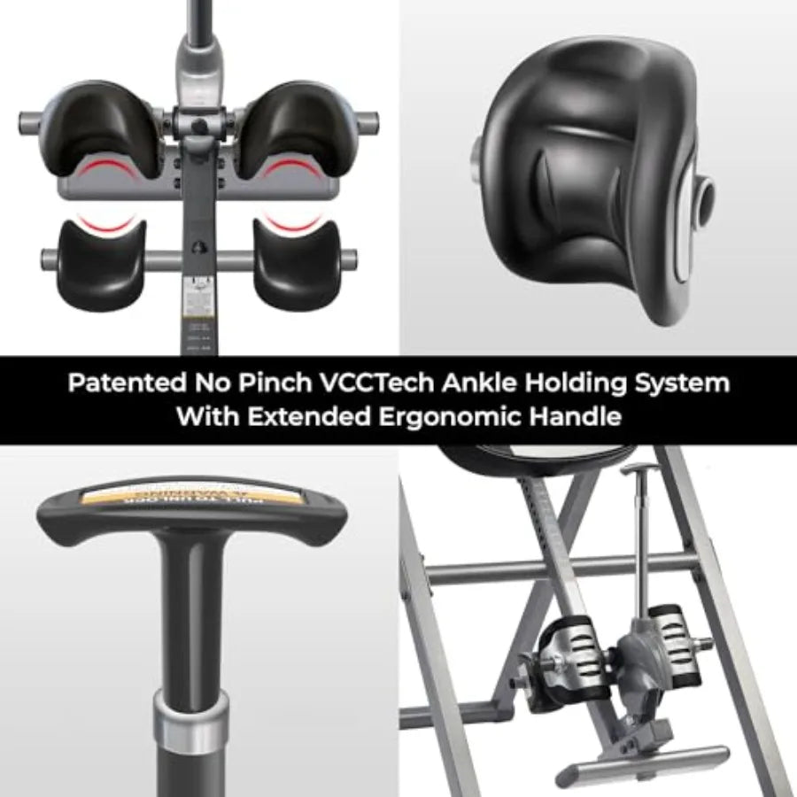 Advanced Inversion Table With Heat And Massage For Back Relief