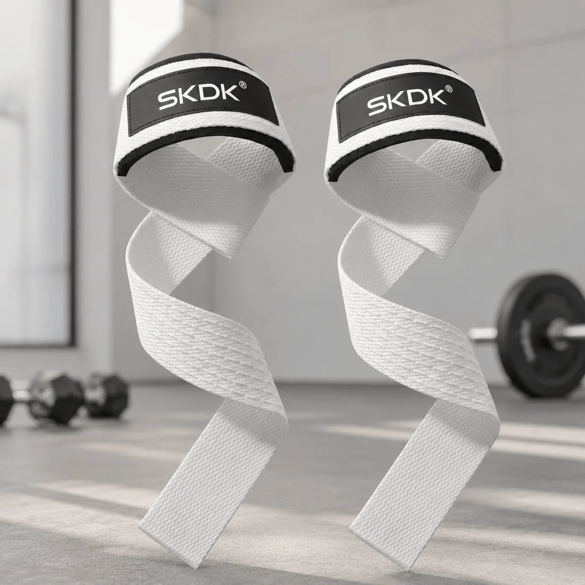 Lifting Straps Wrist Support Weightlifting Grips With 5MM Neoprene Padded Anti-Slip Silicone Heavy Duty Webbing Gym Accessories Deadlift Straps Fitness Equipment For Men Women Strength Training Bodybuilding Powerlifting Wrist