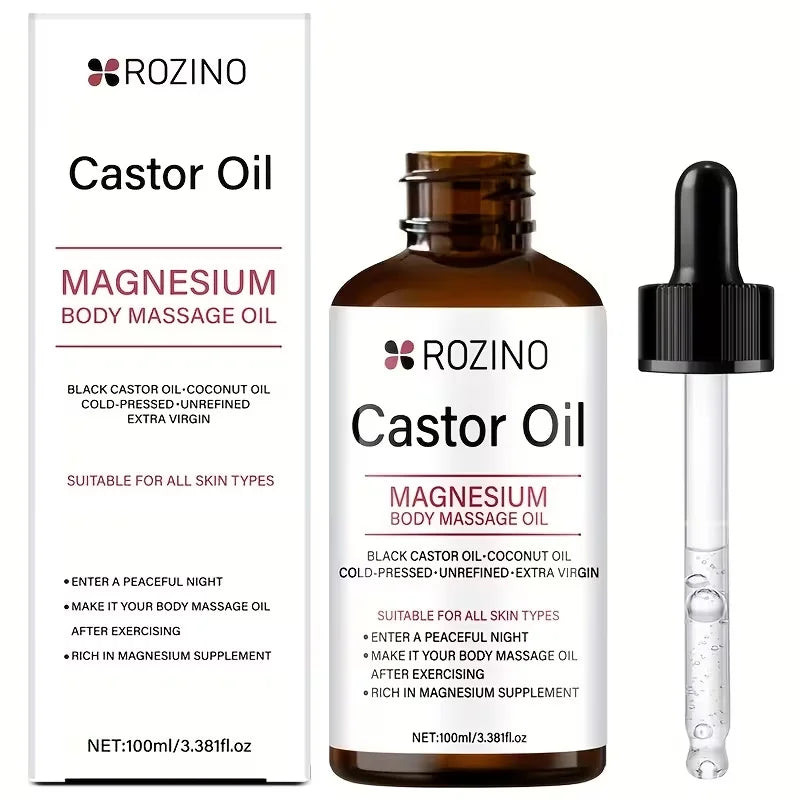 Rozino Magnesium Essential Massage Oil For Face And Body Care