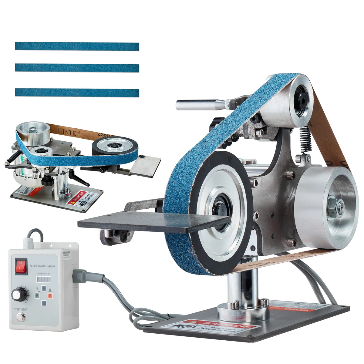 Succebuy Industrial Grade Variable Speed Belt Grinder