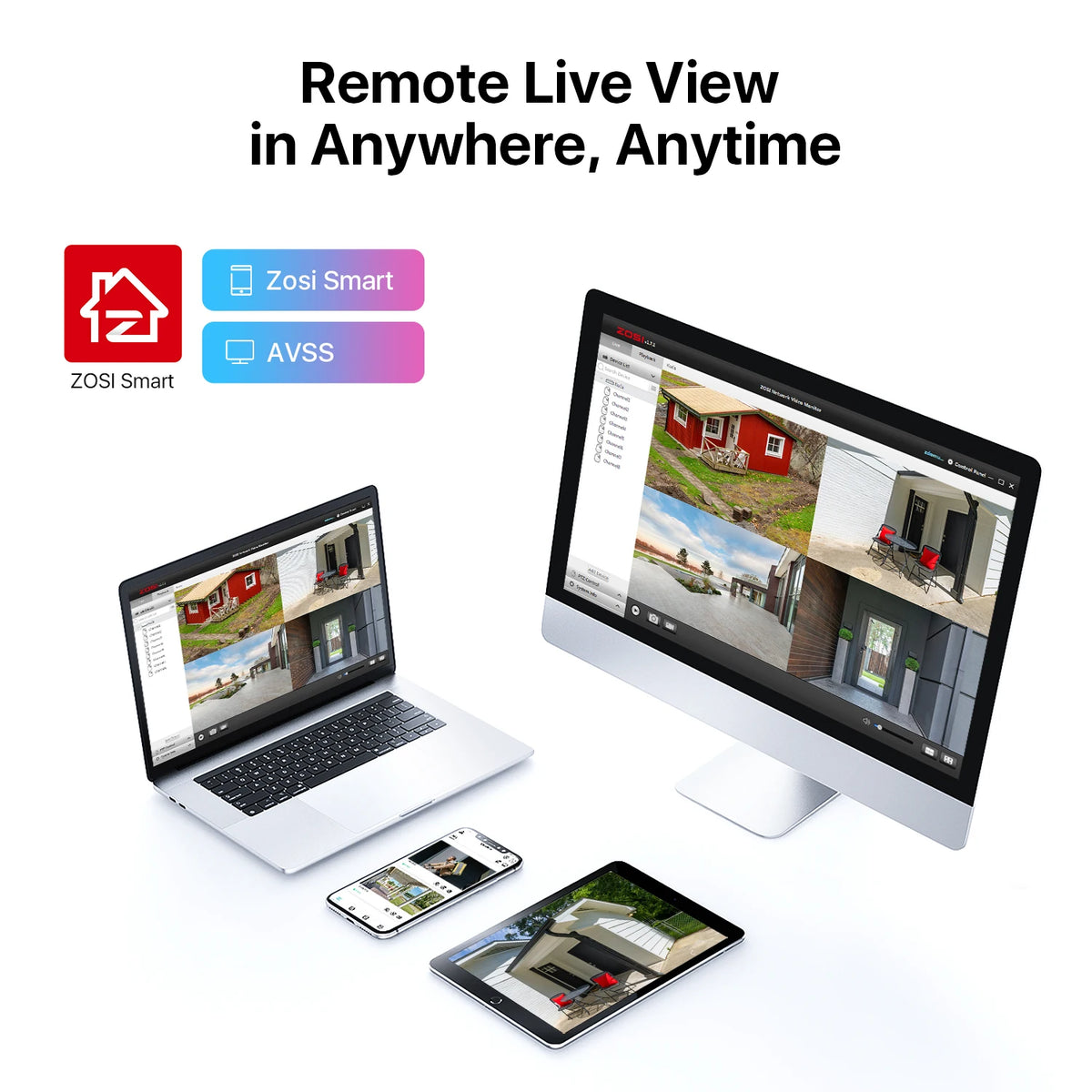 Zosi 8Ch Hd Tvi Dvr Surveillance Kit With Ai Alerts