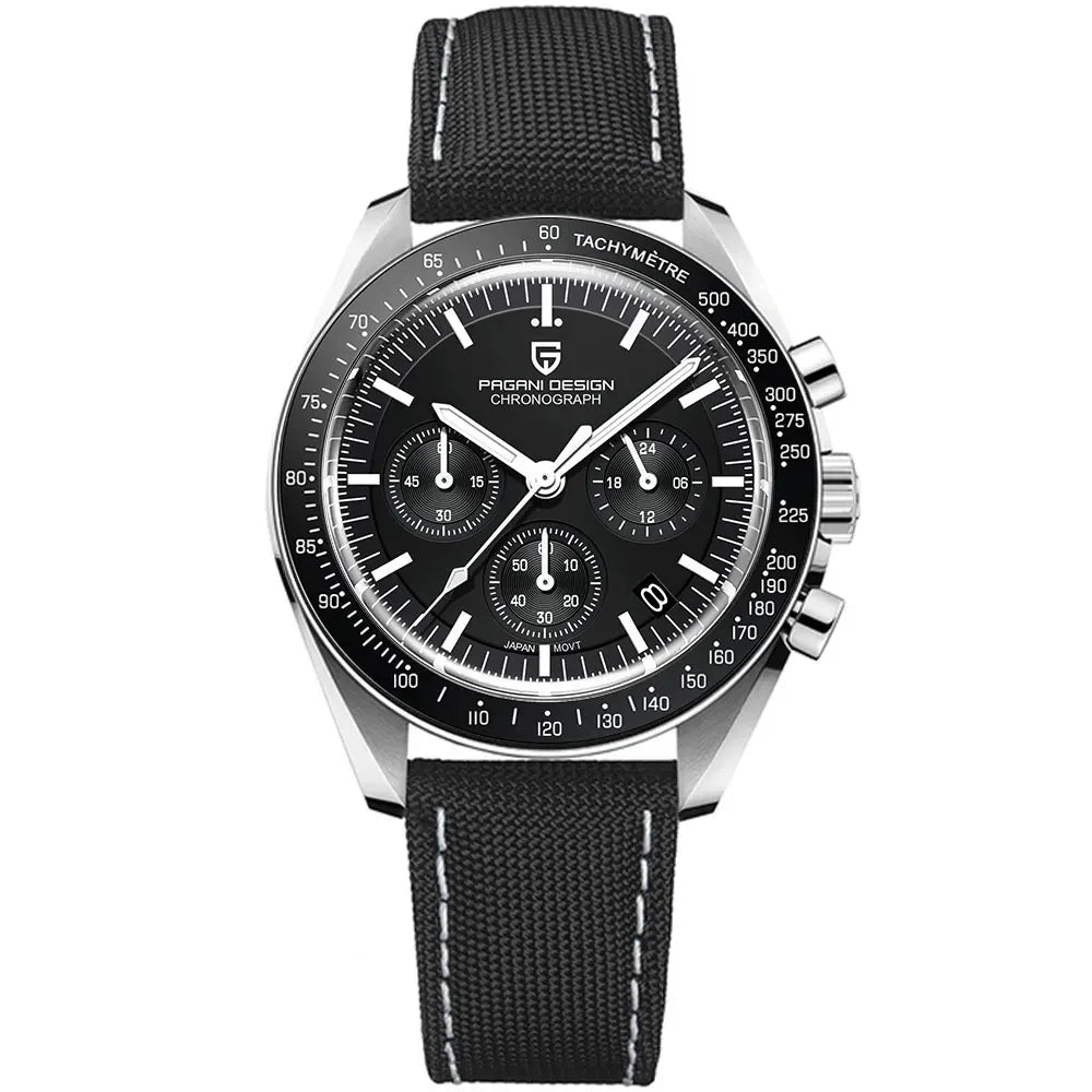 Pagani Design Men Sports Chronograph Quartz Watch With Sapphire Crystal