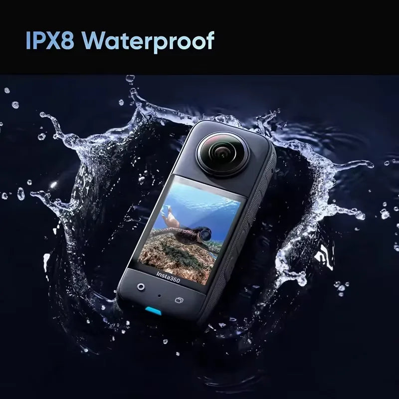Insta360 X5 8K 360 Video Camera With Dual Replaceable Lenses
