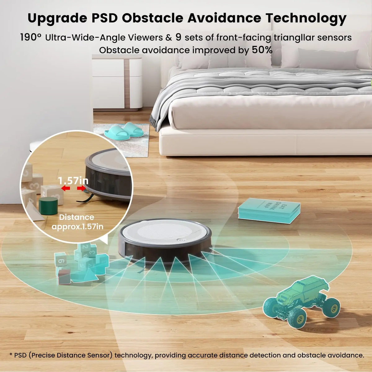 Lefant M310 Robot Vacuum Cleaner With Smart WiFi Voice Control