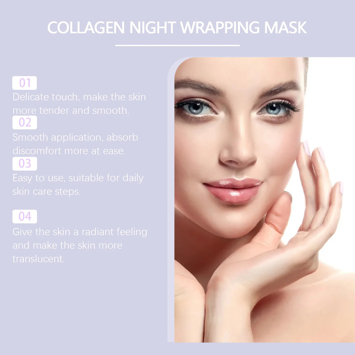 Hoygi Collagen Night Wrapping Mask with Hyaluronic Acid