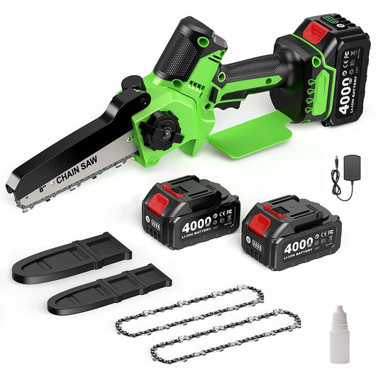 Taskstar Cordless Brushless Pruning Chain Saw for Garden Tree Trimming