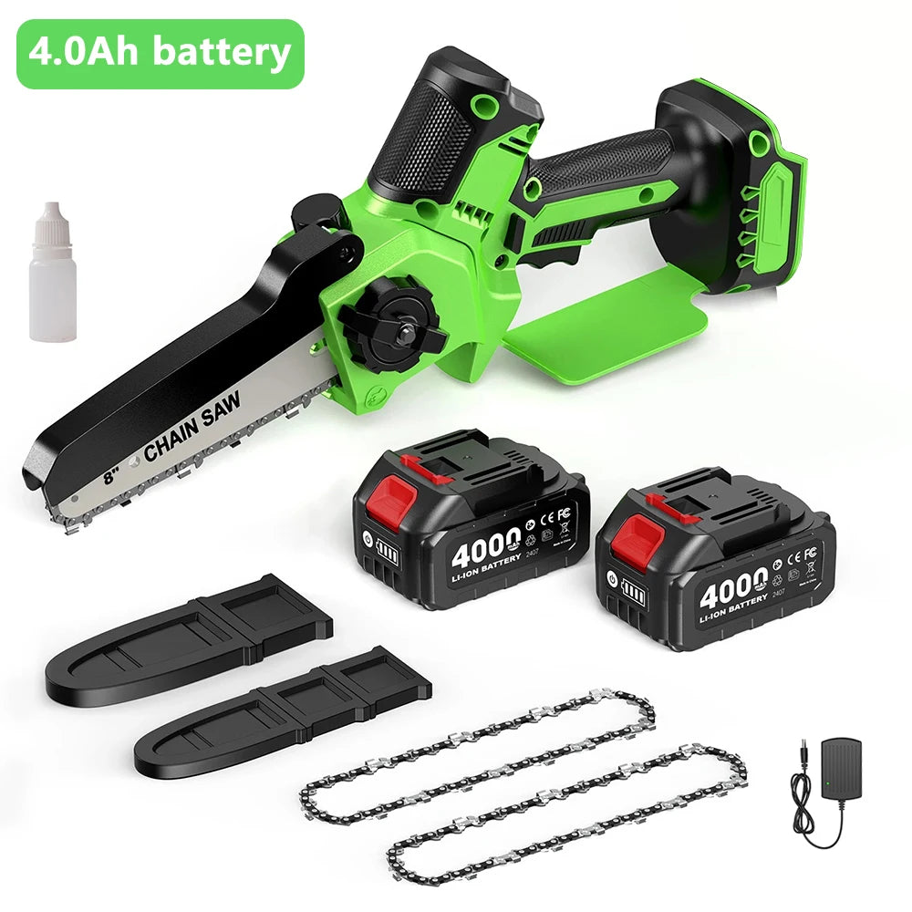 Taskstar Cordless Brushless Pruning Chain Saw for Garden Tree Trimming