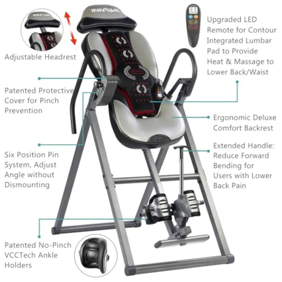 Advanced Inversion Table With Heat And Massage For Back Relief