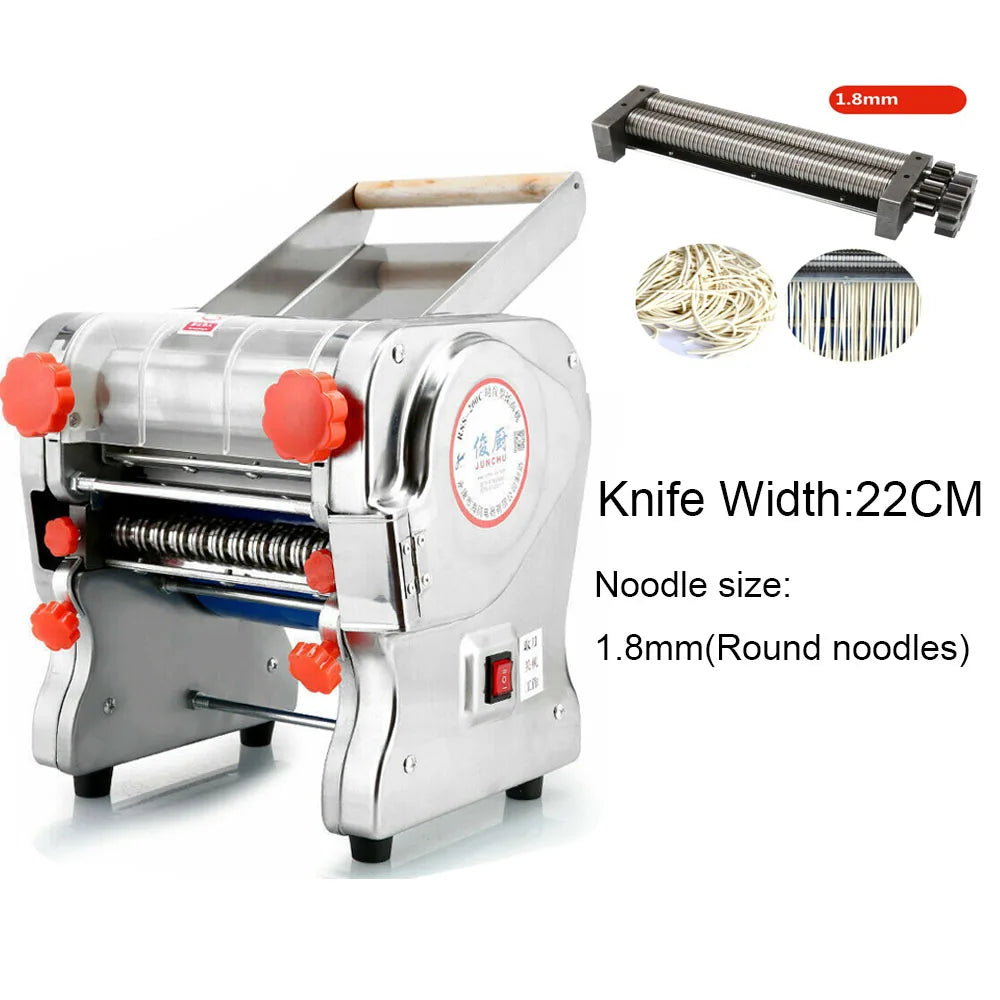 Commercial Electric Pasta Maker Noodle Machine Full Stainless Steel