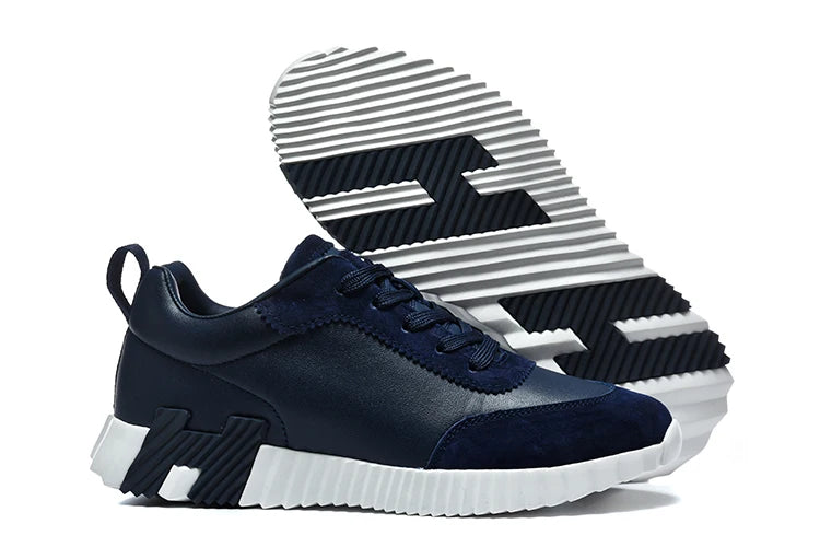 New Hot Spring Summer Outdoor Fashion Casual Patchwork Low-Top Sports Shoes Men Round Toe Lace-Up Thick Bottom Non-Slip Shoes