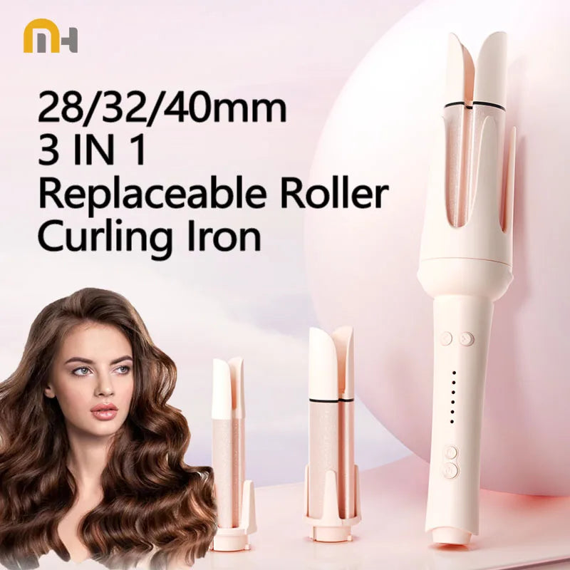 Minhuang Automatic Curling Iron Negative Ion Smart Temperature Wand