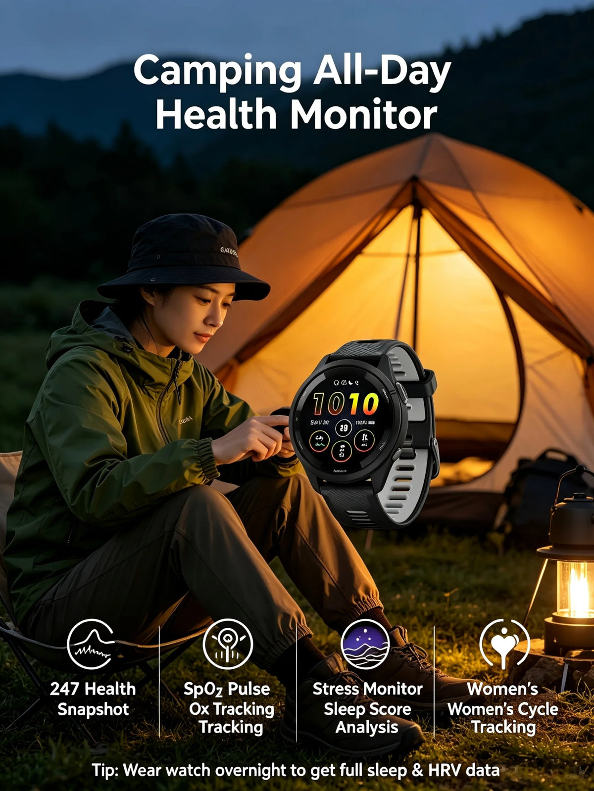 Garmin Forerunner 265 Outdoor GPS Smartwatch With Health Tracking