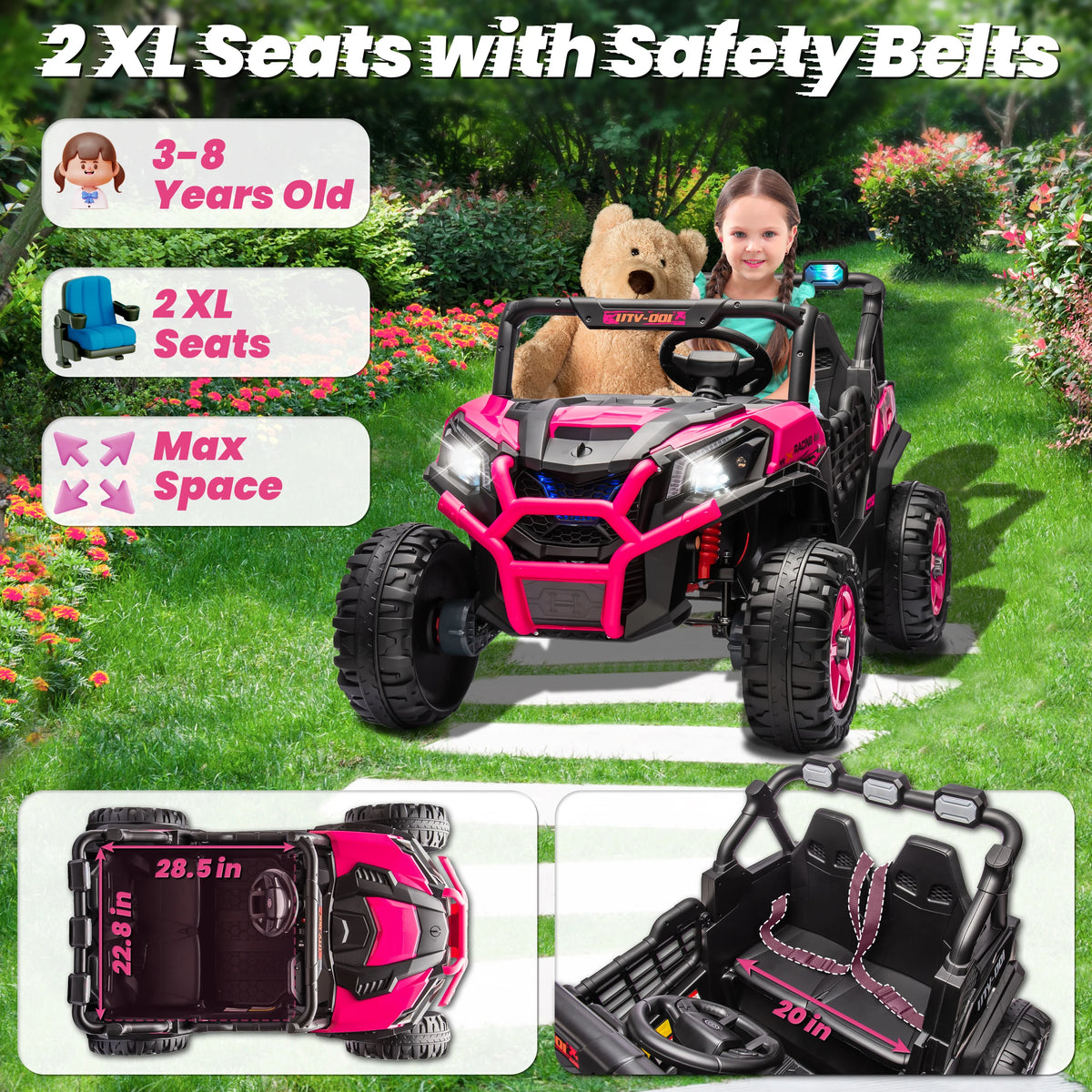 Joyracer 24V Electric Two Seater Off Road Ride On Car Controller