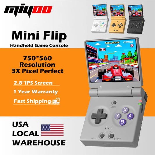MIYOO Classic Mini Flip Retro Handheld Game Console