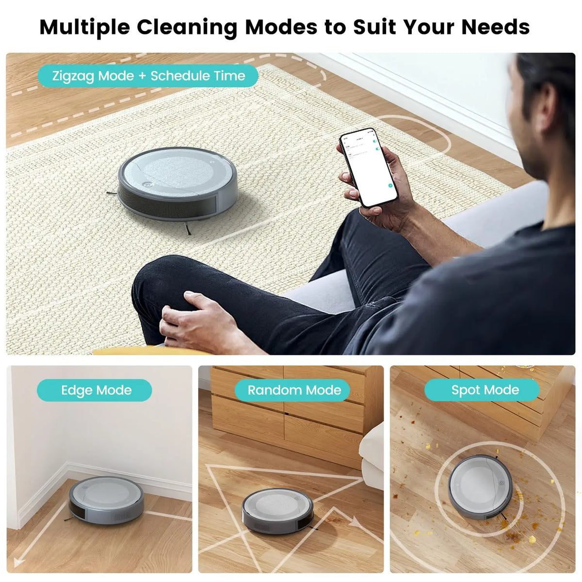 Lefant M310 Robot Vacuum Cleaner With Smart WiFi Voice Control