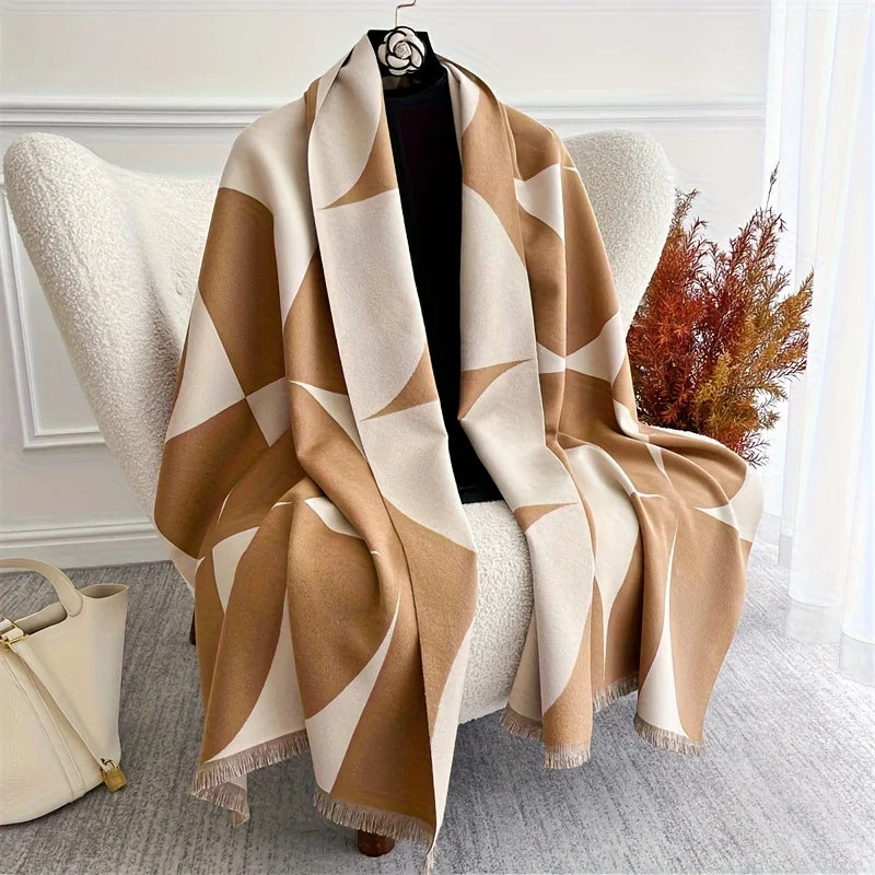 1pc Women Winter Scarf, Warm and Substantial, Suitable for Keeping Warm in Winter, Works as Shawl, Blanket, Fashion Accessory
