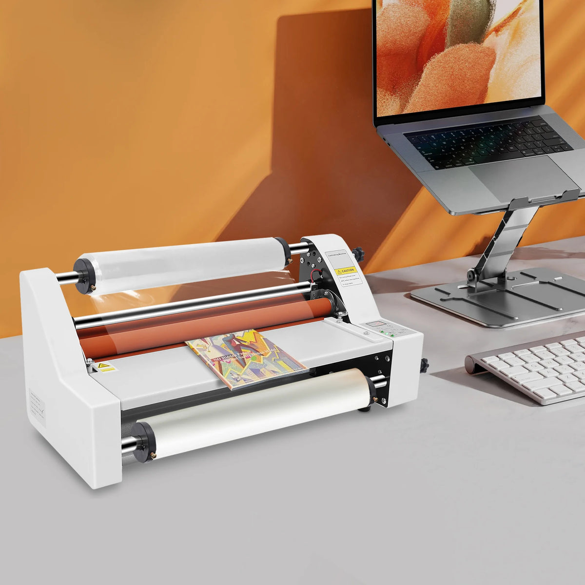 700W Laminating Machine|Double-Sided Self-adhesive Laminator with Dual Heating Modes|Electronic Temperature Control