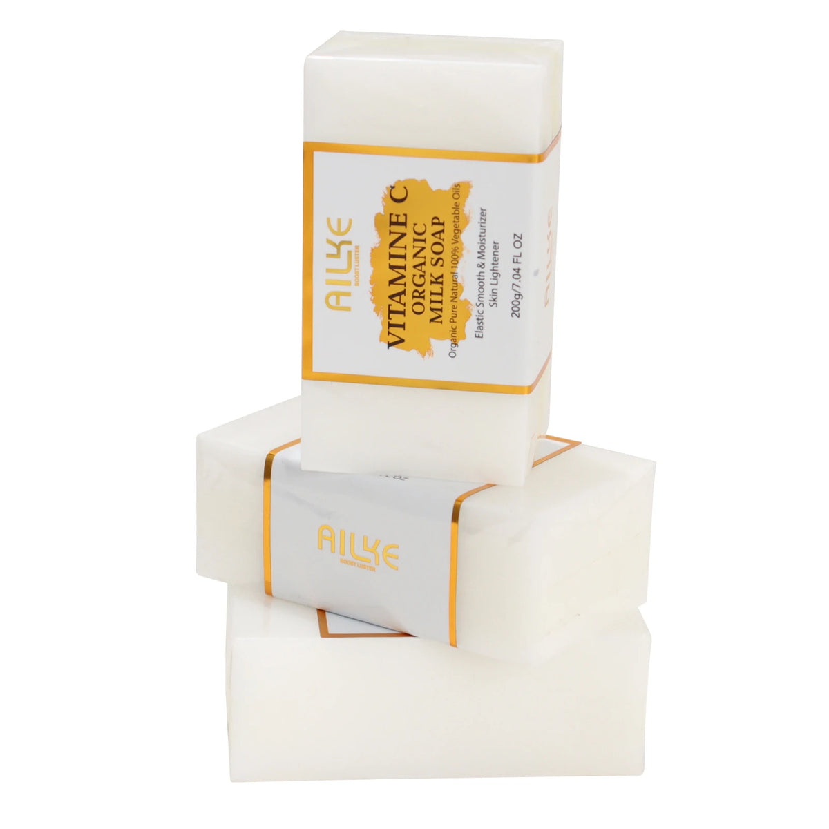 Ailke Vitamin C Organic Milk Soap Whitening Facial Cleansing