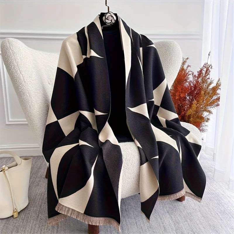 1pc Women Winter Scarf, Warm and Substantial, Suitable for Keeping Warm in Winter, Works as Shawl, Blanket, Fashion Accessory