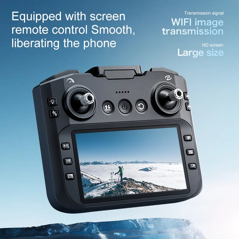 ZNLYRION Brushless Camera Drone With Screen Remote And Optical Flow