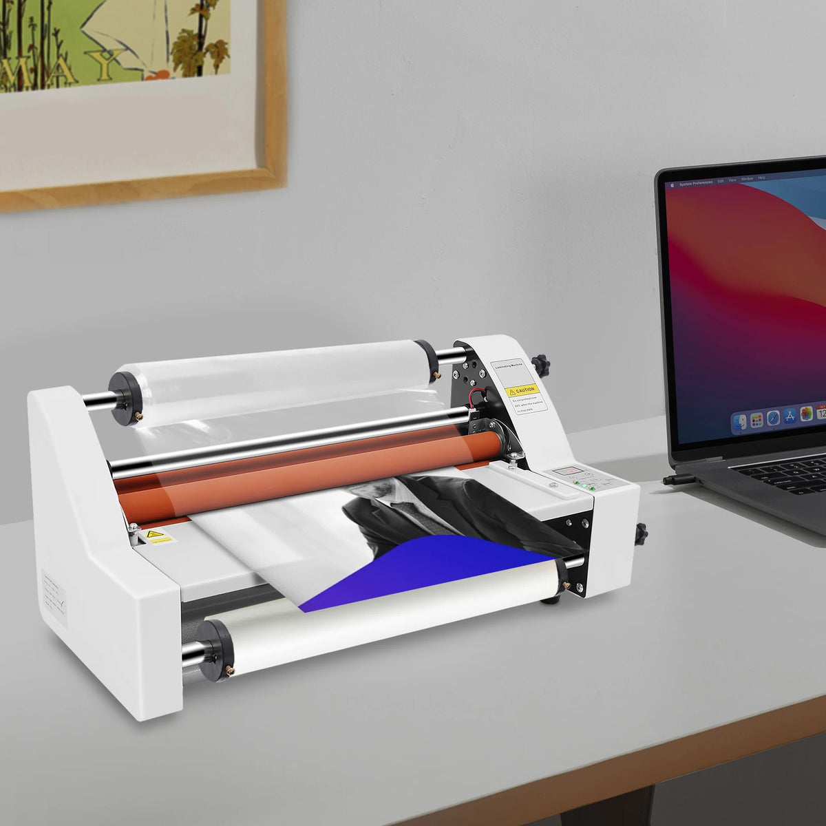 700W Laminating Machine|Double-Sided Self-adhesive Laminator with Dual Heating Modes|Electronic Temperature Control