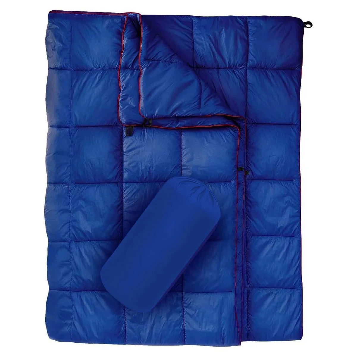 Lightweight Down Alternative Puffy Camping Blanket For Travel And Outdoors