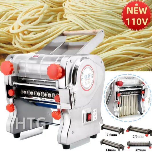 Commercial Electric Pasta Maker Noodle Machine Full Stainless Steel