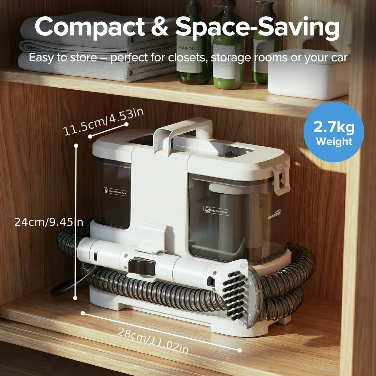 Lubluelu V2 Portable Carpet And Upholstery Spot Cleaner