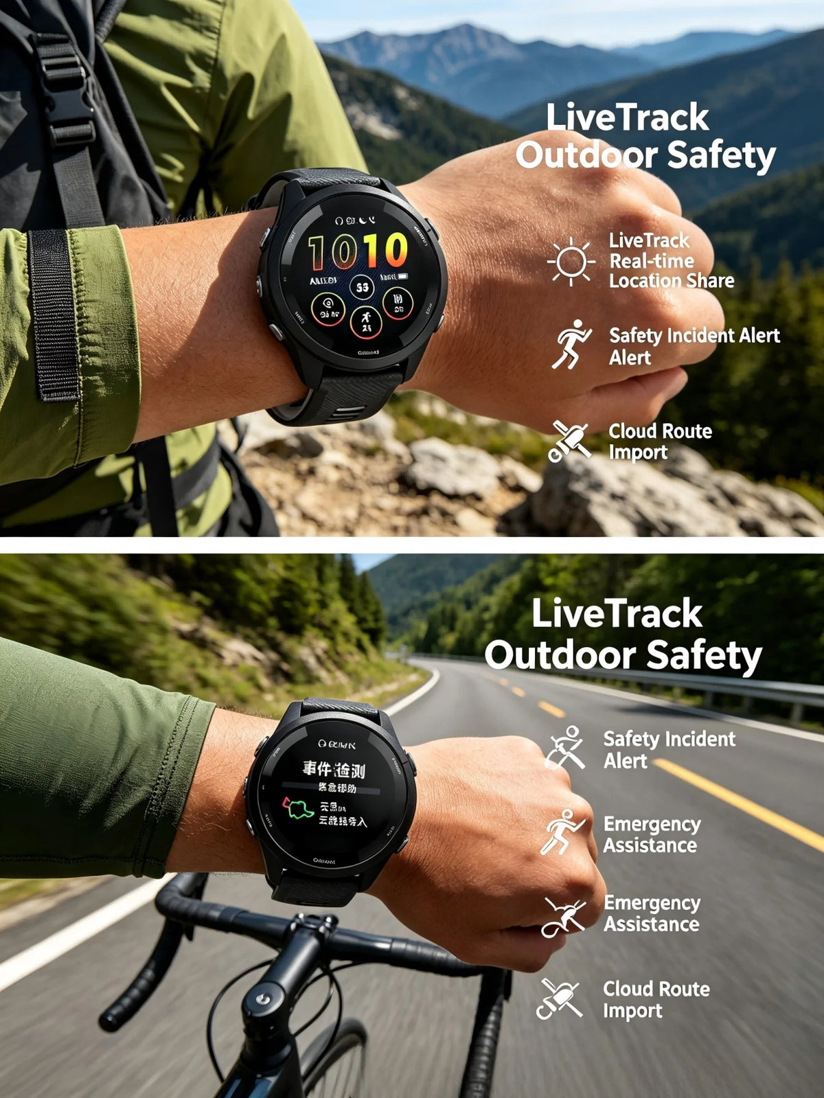 Garmin Forerunner 265 Outdoor GPS Smartwatch With Health Tracking