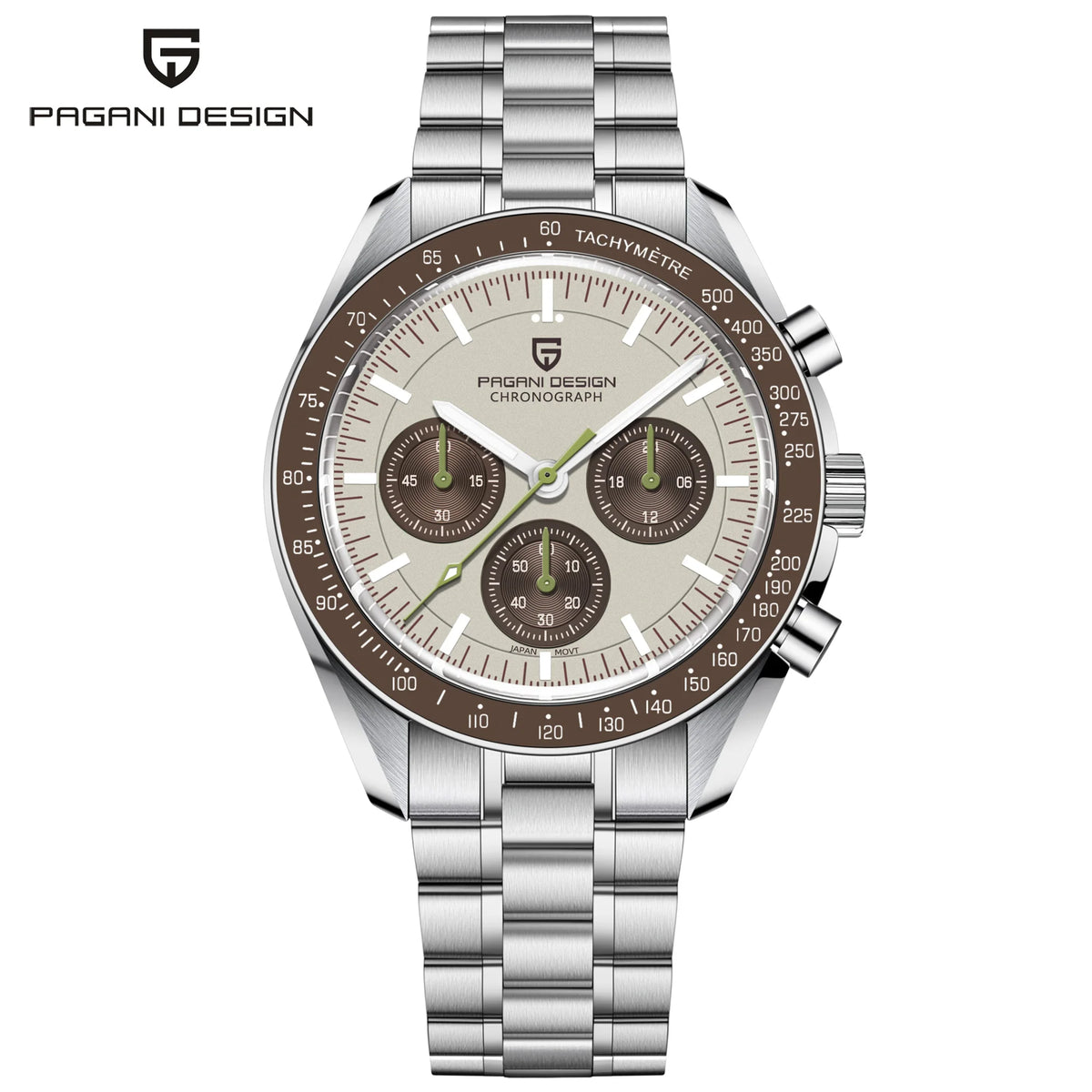 Pagani Design Men Sports Chronograph Quartz Watch With Sapphire Crystal