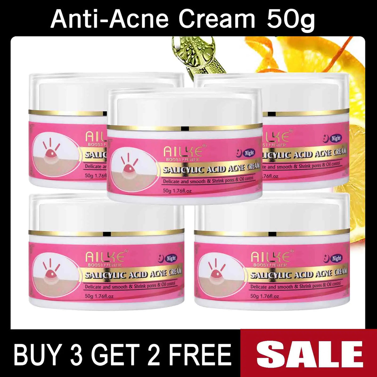 AILKE Natural Skin Brightening Cream Set For Dark Spots Treatment