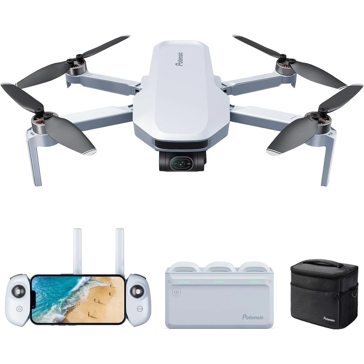 Potensic ATOM 4K GPS Drone With Three Axis Gimbal Camera