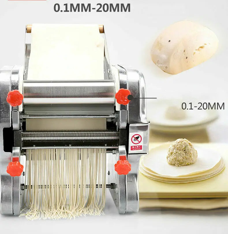Commercial Electric Pasta Maker Noodle Machine Full Stainless Steel
