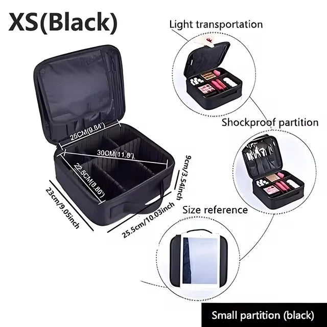 New Oxford Makeup Bag For Women Professional Large Capacity  Travel Cosmetic Case Waterproof Manicure Makeup Toolbox