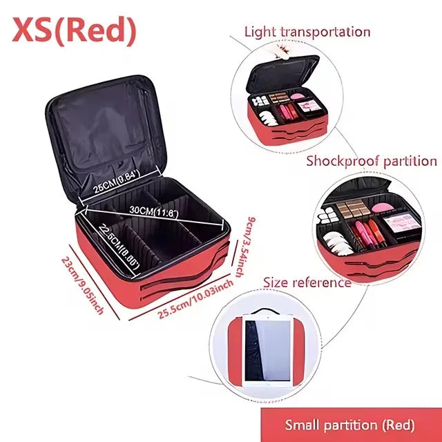 New Oxford Makeup Bag For Women Professional Large Capacity  Travel Cosmetic Case Waterproof Manicure Makeup Toolbox