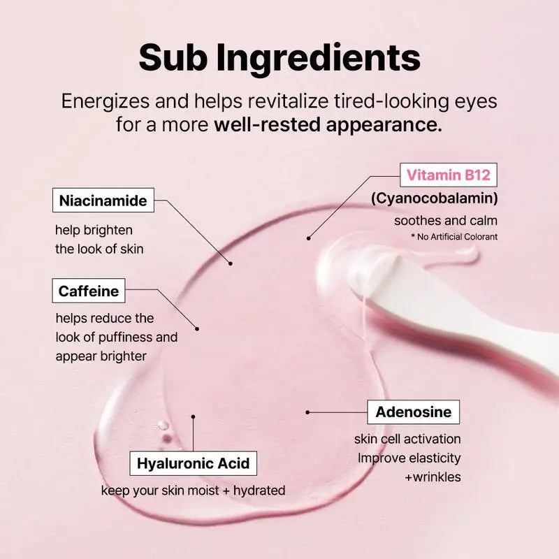 Korean PDRN Hydrogel Eye Masks with Collagen - Cooling Under Eye Patches for Dark Circles, Depuffing, Smoothing - Daily Gentle Skincare Treatment (Easy to Apply Patch)