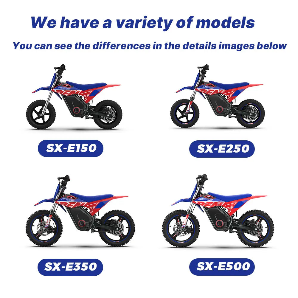 RFN Warrior Kids Electric Dirt Bike Off Road Motorcycle