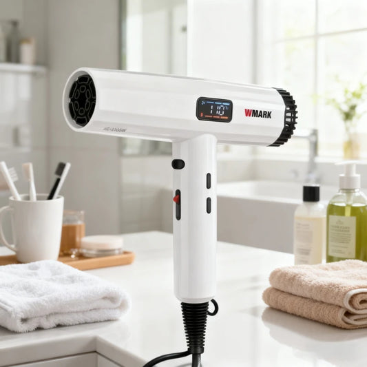 Wmark Professional Hair Dryer With Hot And Cold Air Settings